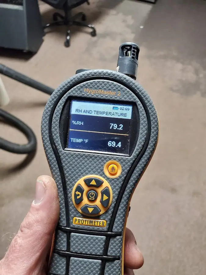 Moisture meter humidity assessment for Fire & Smoke Damage Restoration in Augusta